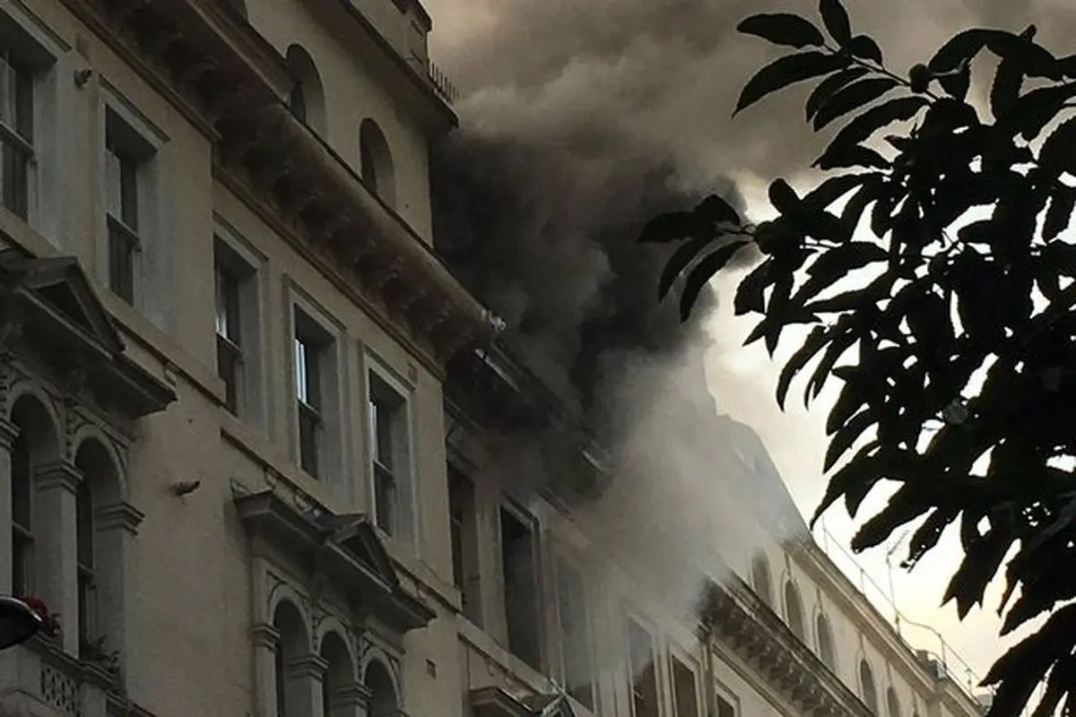 آتشسوزی لندن کنترل شد