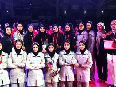 تبریک معاون وزیر ورزش و جوانان به دختران نوجوان تکواندوکار