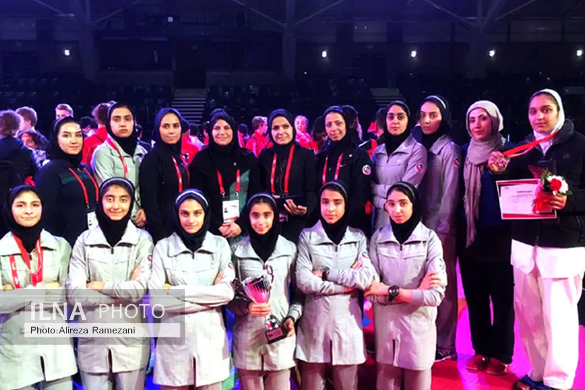 تبریک معاون وزیر ورزش و جوانان به دختران نوجوان تکواندوکار