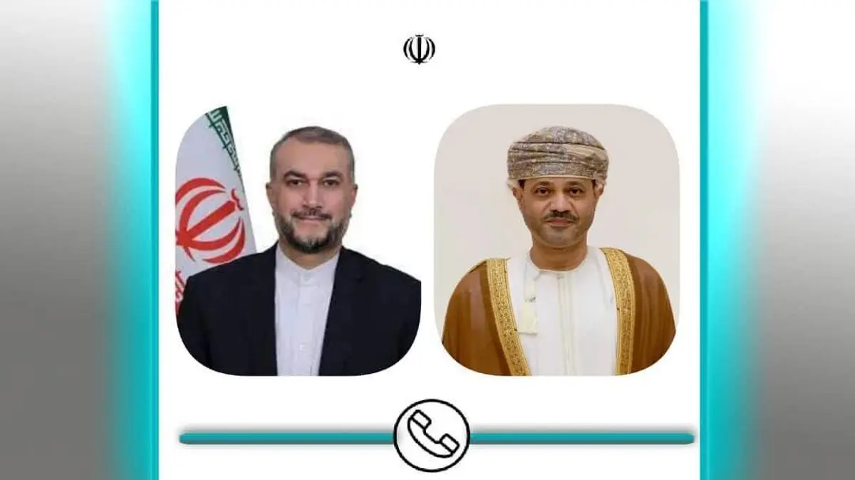 وزیرا خارجیة ایران وعمان یبحثان بشان رفع الحظر وتطویر العلاقات الثنائیة