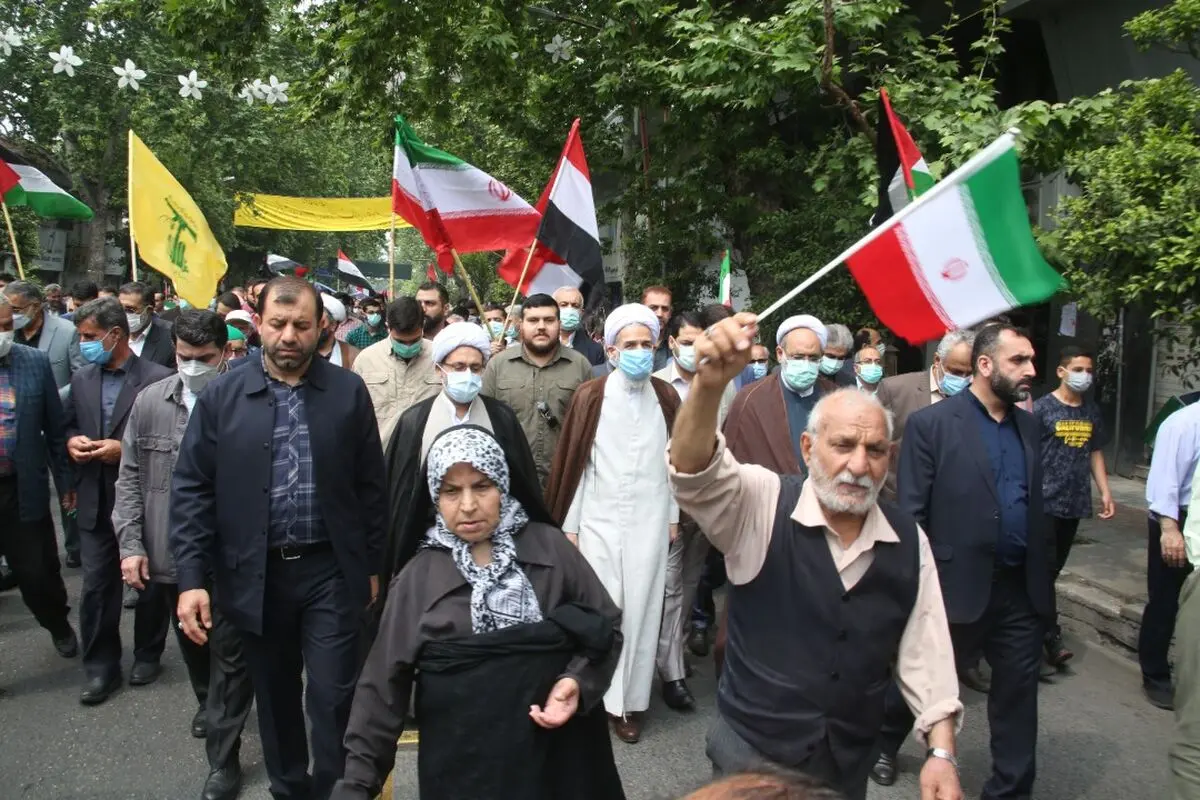 راهپیمایی روز جهانی قدس در ساری برگزار  شد