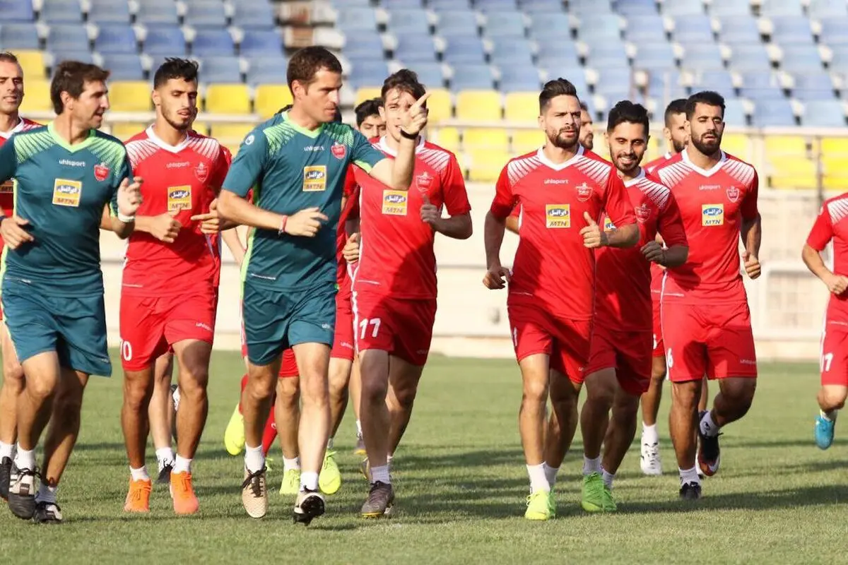 حضور نعمتی در تمرینات گروهی پرسپولیس