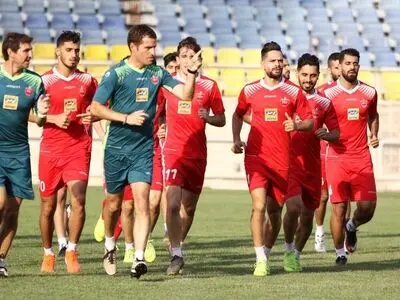 حضور نعمتی در تمرینات گروهی پرسپولیس