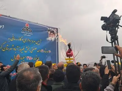 بهره‌برداری از گازرسانی به ۷۰ روستا و ۲۱ واحد صنعتی در بخش فیروزآباد کرمانشاه