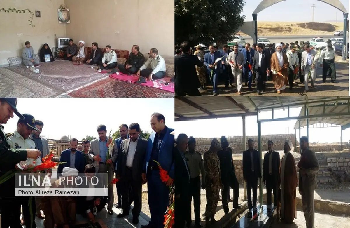 تجلیل فرماندار و امامجمعه چگنی از مادر شهید حیاتالغیب