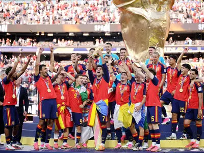 ویدیو: جشن قهرمانی اسپانیا در جام جهانی 2026