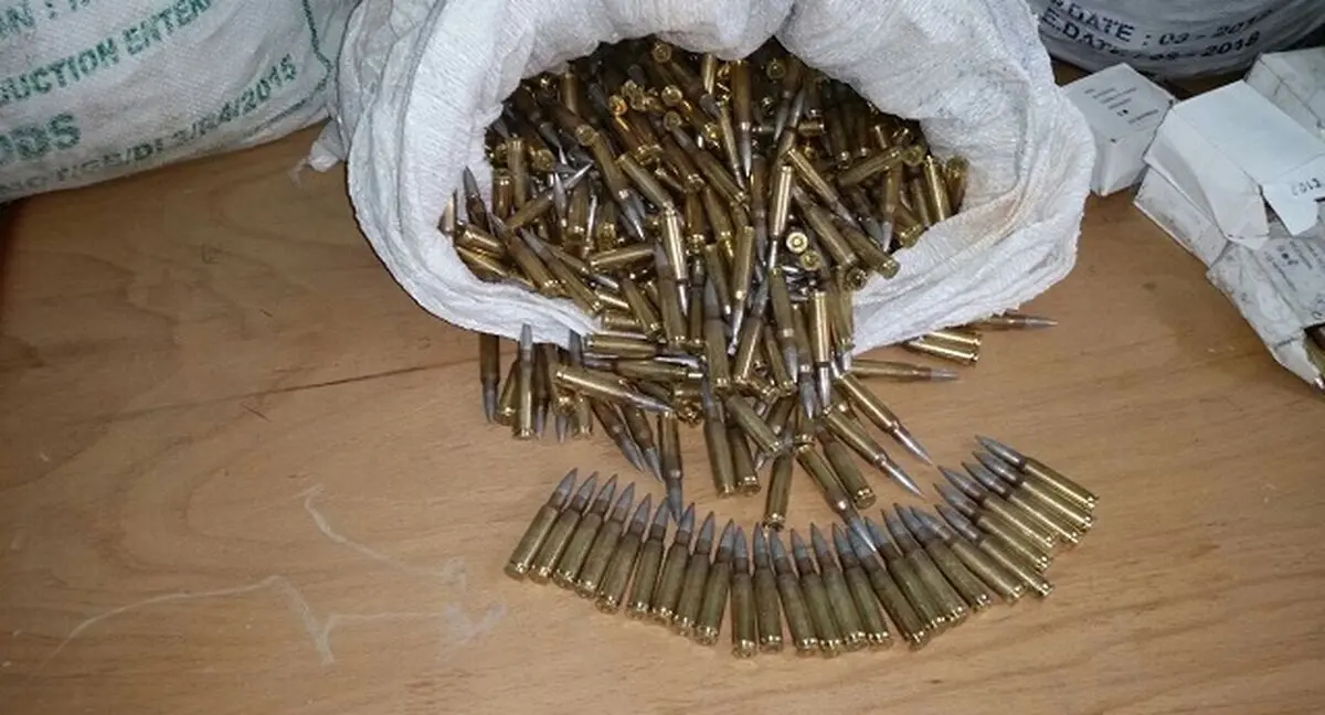 کشف ۱۱ هزار و ۲۰۰ فشنگ جنگی غیرمجاز در ماهشهر 