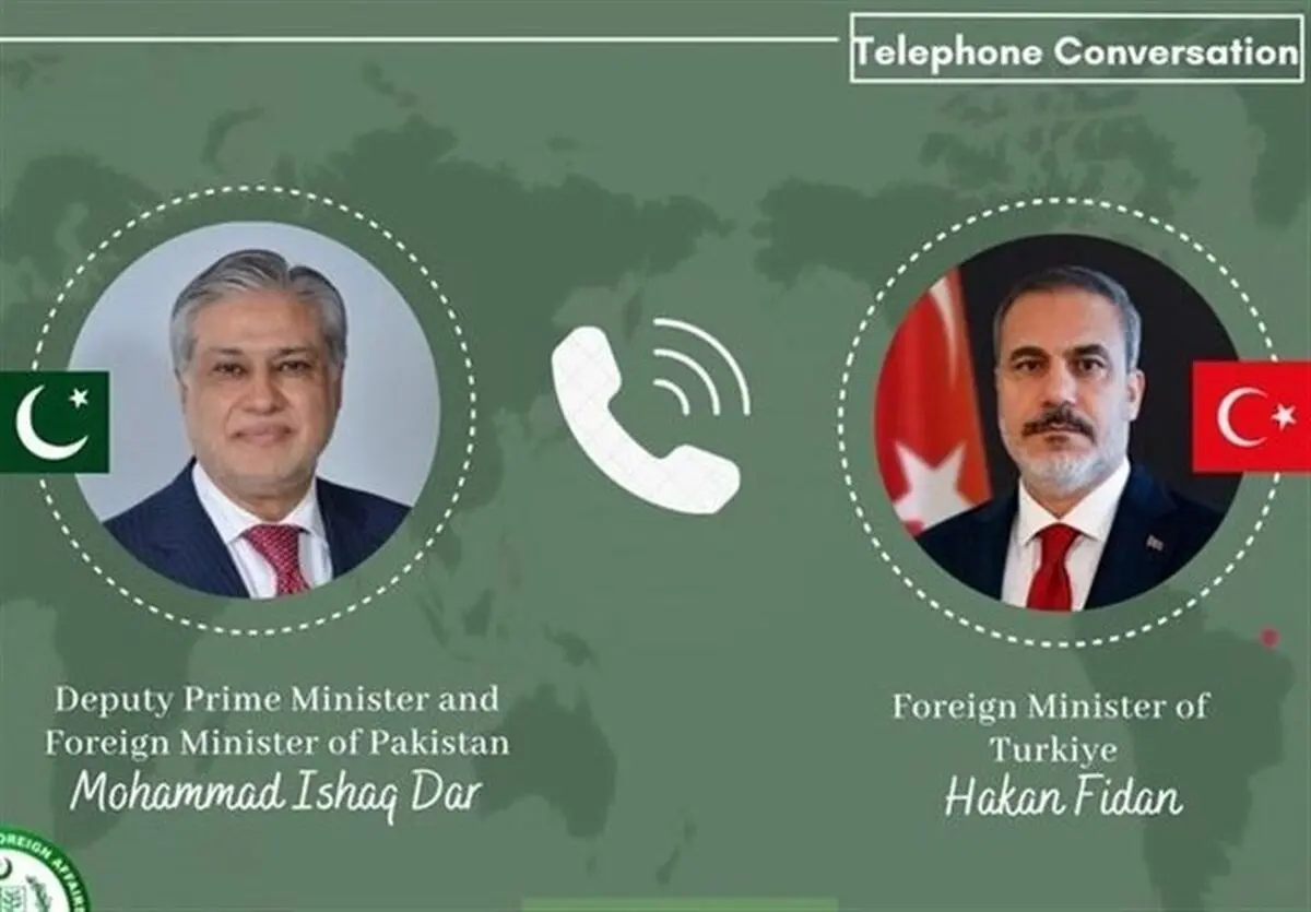 گفت‌وگوی تلفنی وزرای خارجه پاکستان و ترکیه