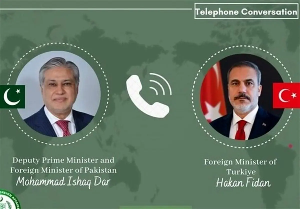 گفت‌وگوی تلفنی وزرای خارجه پاکستان و ترکیه