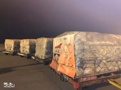 فرود هواپیمای حامل کمک‌های بشر‌دوستانه عراق در بیروت