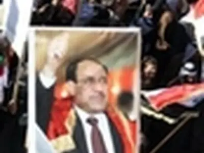 هواداران نوری المالکی در بغداد تظاهرات کردند