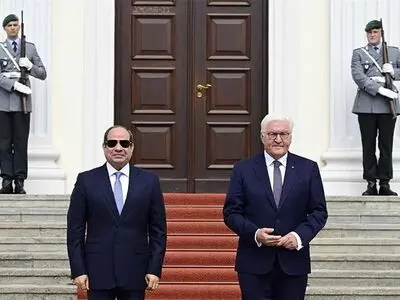 دیدار السیسی با رئیس‌جمهور و صدراعظم آلمان