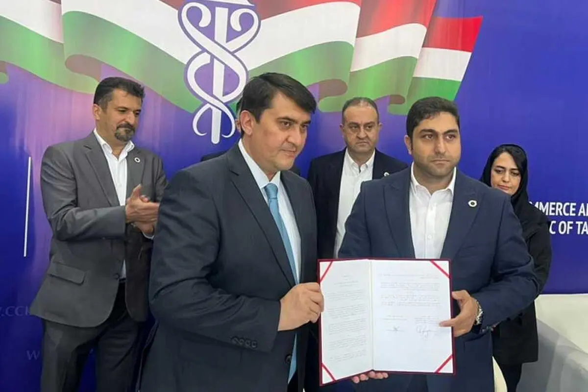 تفاهم‌نامه اتاق‌های بازرگانی‌ قزوین و تاجیکستان منعقد شد