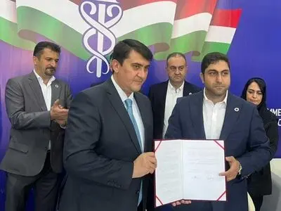 تفاهم‌نامه اتاق‌های بازرگانی‌ قزوین و تاجیکستان منعقد شد