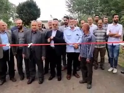 افتتاح یک راه روستایی در کوچصفهان