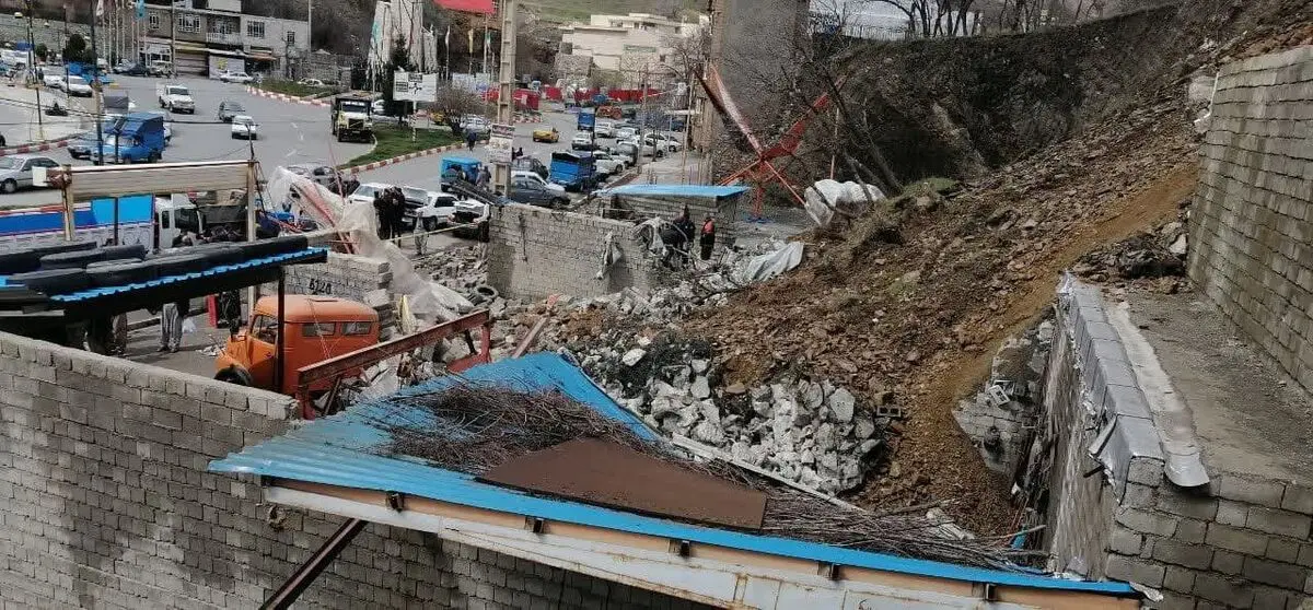 خسارت ۳ میلیارد تومانی رانش زمین در سردشت