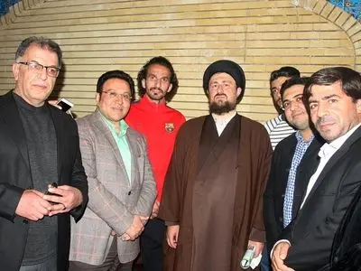 دیدار پرسپولیسی‌ها با سید حسن خمینی 