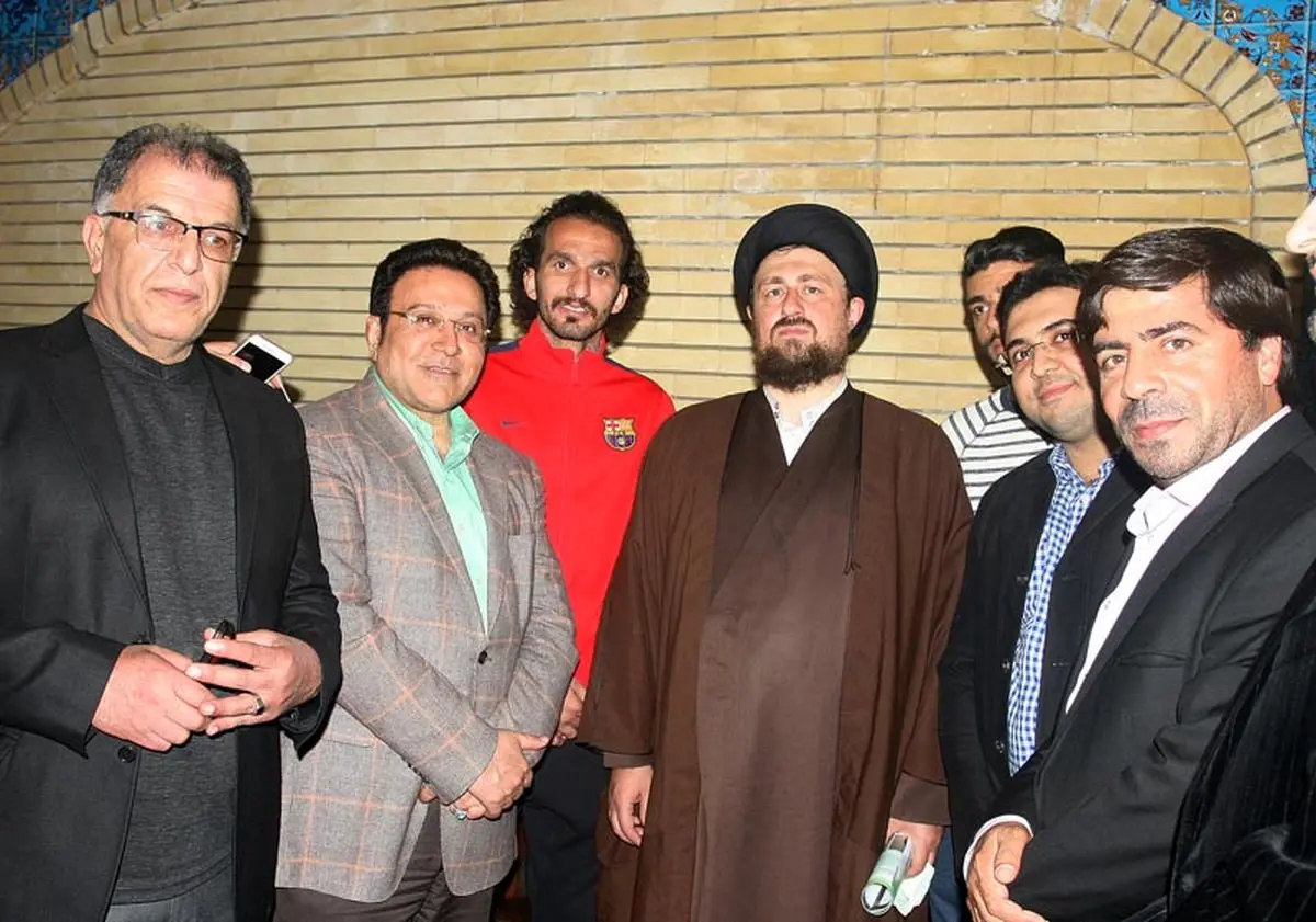 دیدار پرسپولیسی‌ها با سید حسن خمینی 
