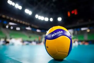 پوستر فدراسیون والیبال برای بازی مقابل آلمان