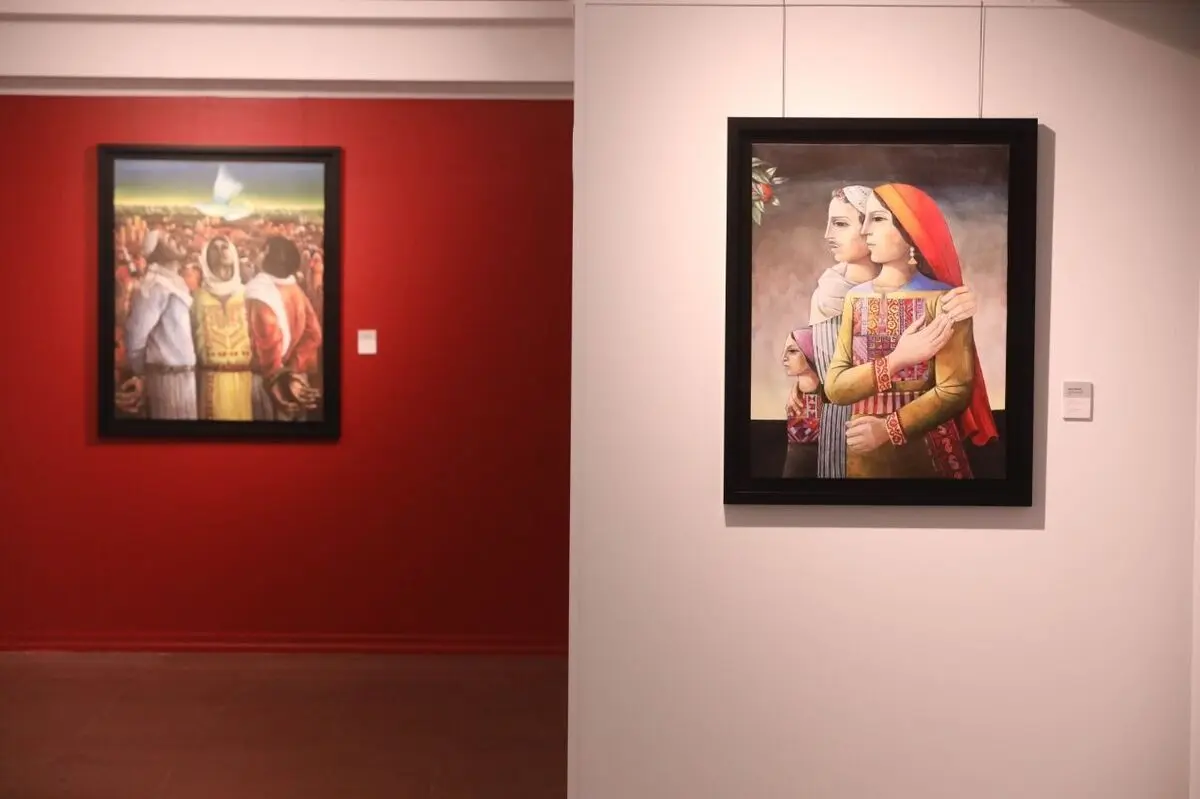 نمایشگاه «نقاش سرزمین زخمی» افتتاح شد/ راز ماندگاری آثار سلیمان منصور، نقاش فلسطینی