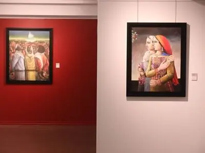 نمایشگاه «نقاش سرزمین زخمی» افتتاح شد/ راز ماندگاری آثار سلیمان منصور، نقاش فلسطینی