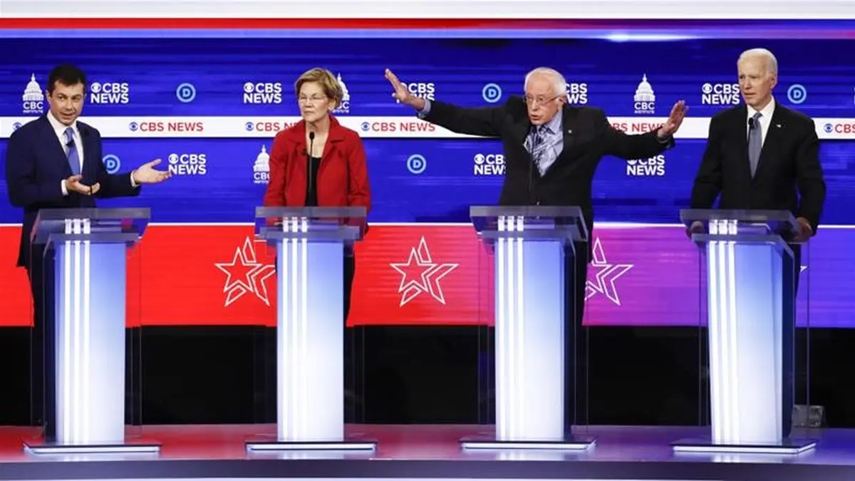 Frontrunner Sanders under attack in Democratic Party debate