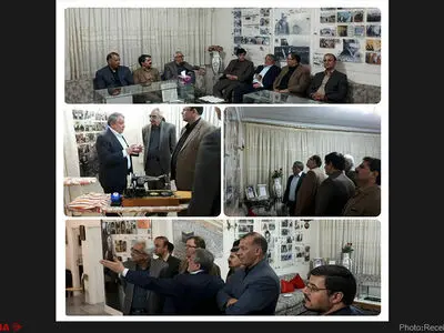 بازدید اعضای شورای اسلامی الیگودرز از خانه موزه آیت‌الله هاشمی 