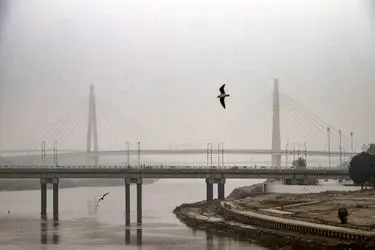 وضعیت قرمز و نارنجی آلودگی هوا در ۱۰ شهر خوزستان 