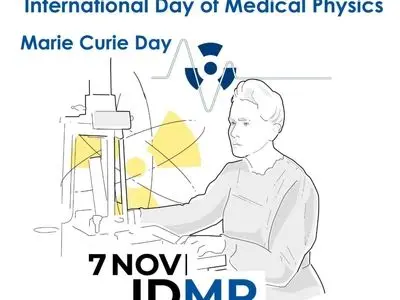 ‏۷ نوامبر روز جهانی فیزیک پزشکی⁩ یا ⁧ روز ماری کوری⁩ است