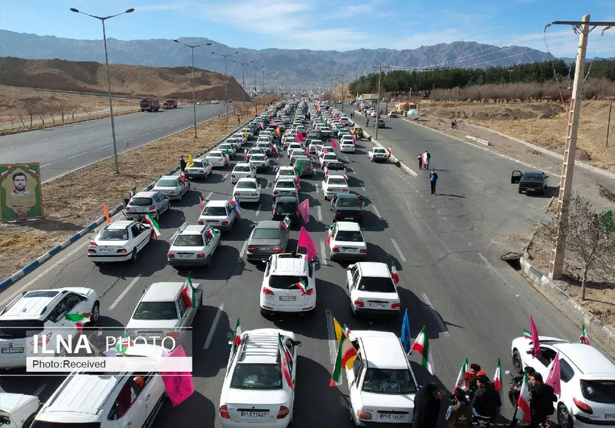 راهپیمایی 22 بهمن قزوین خودرویی برگزار می‌شود