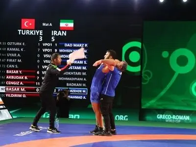 گزارش تصویری دیدار تیم ملی کشتی فرنگی ایران مقابل ترکیه