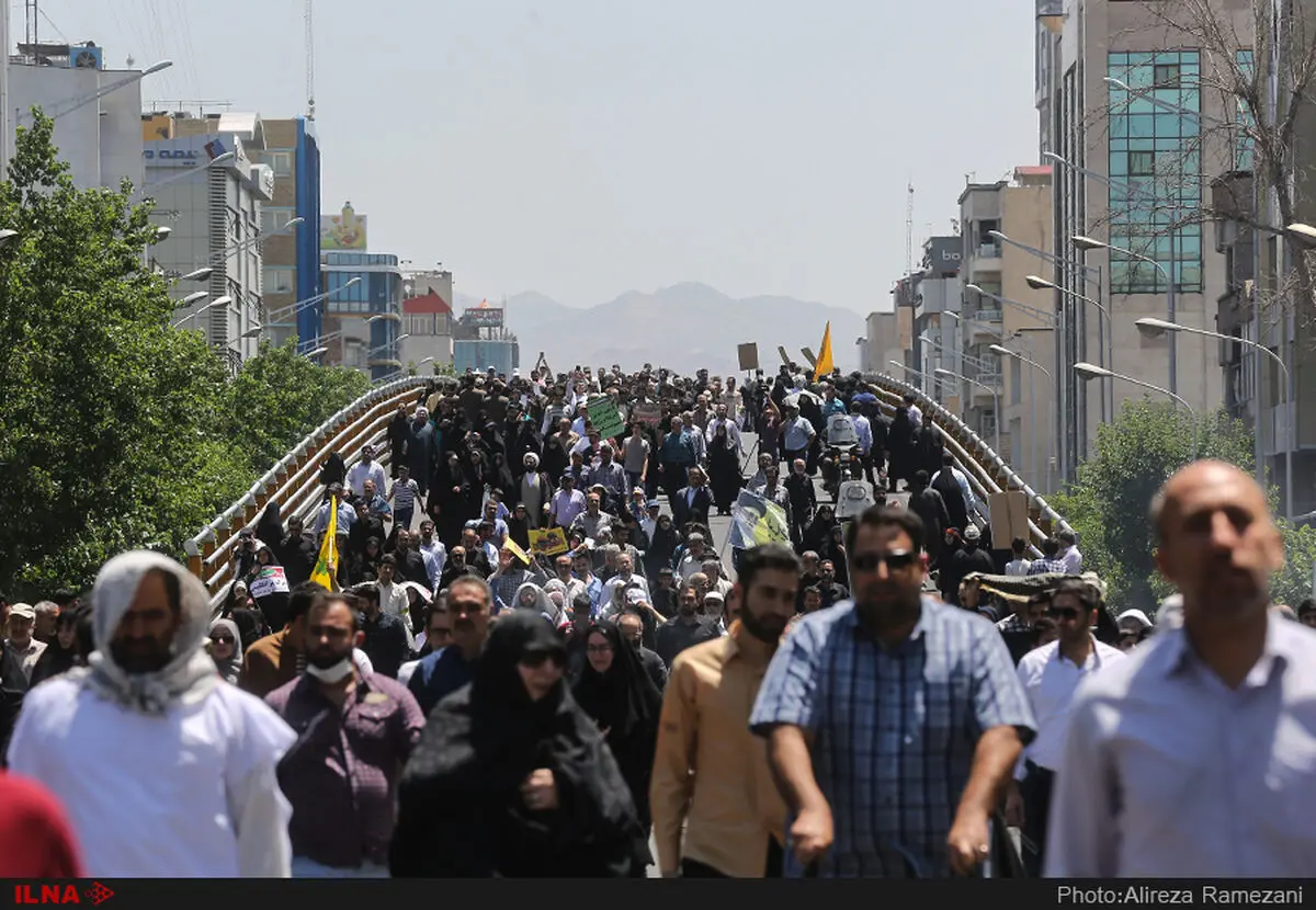 راهپیمایی میلیونی روز جهانی قدس امسال، قوی تر و پر شورتر بود