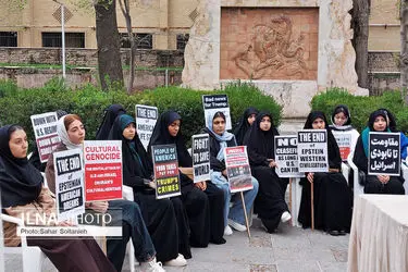 واکنش دانشجویان قزوینی به حمله دشمن به آثار تاریخی ایران