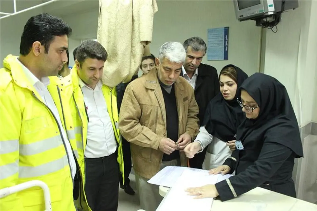 بازدید تیم نظارتی اورژانس کشور از فوریت های پزشکی گیلان