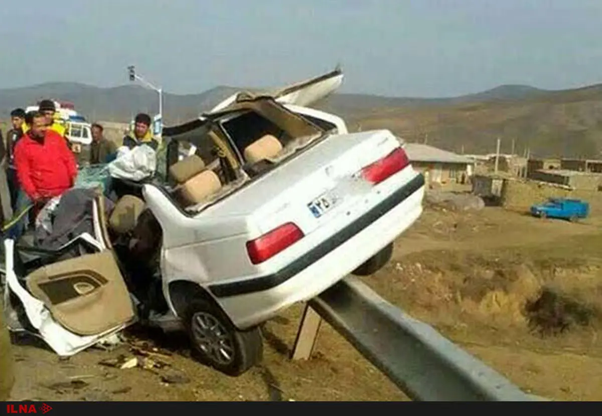 مرگ دلخراشِ 4 کارمند اداره بهداشت بیرجند در جاده