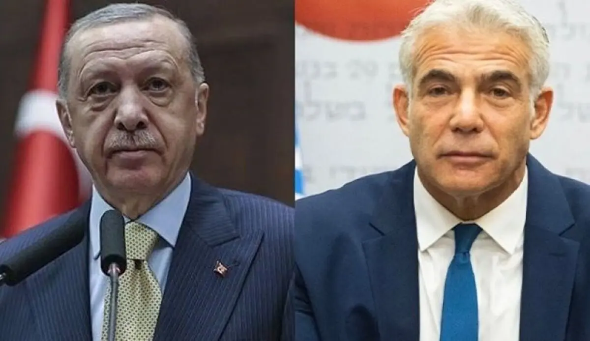 گفت‌وگوی تلفنی لاپید و اردوغان
