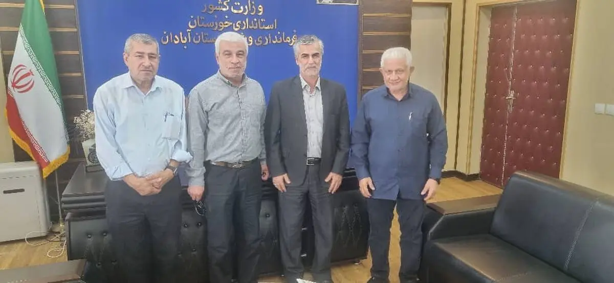 نشست هم‌اندیشی هیئت مدیره کانون پیشکسوتان فوتبال آبادان با فرماندار ویژه شهرستان