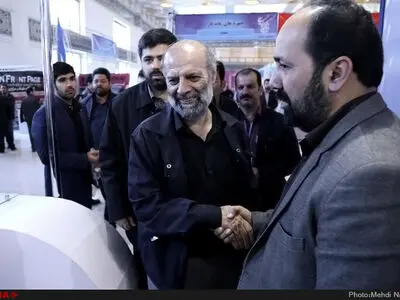 بازدید علیرضا محجوب رئیس فراکسیون کارگری مجلس ازنمایشگاه مطبوعات و خبرگزاری‌ها 