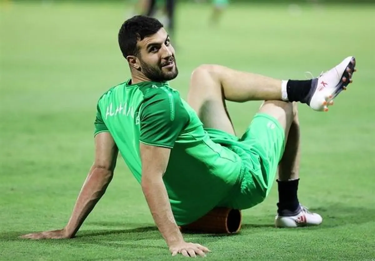 محمدرضا خانزاده در ترکیب الاهلی مقابل الریان
