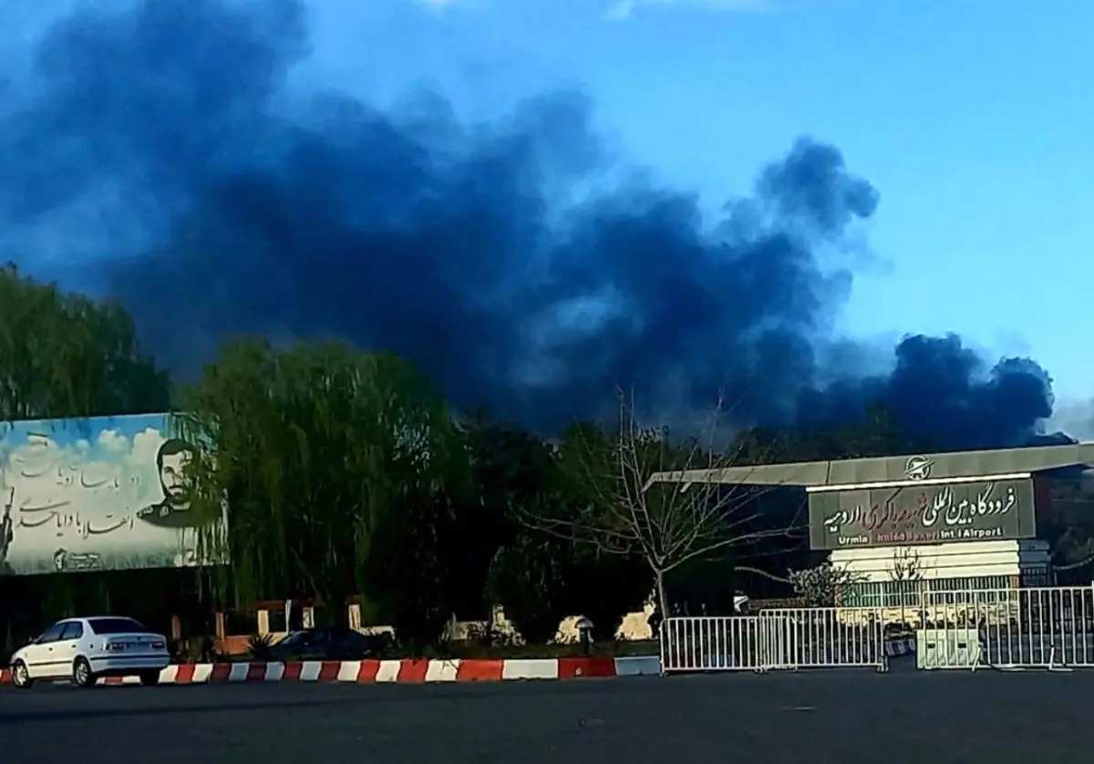 حمله هوایی رژیم صهیونیستی به فرودگاه ارومیه و خوی در آذربایجان غربی