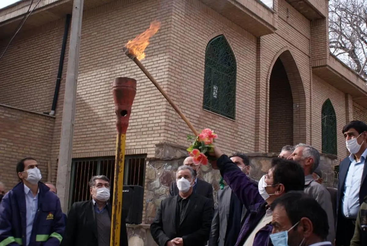  برخورداری  روستای کوهستانی انبوه رودبار از گاز شهری 