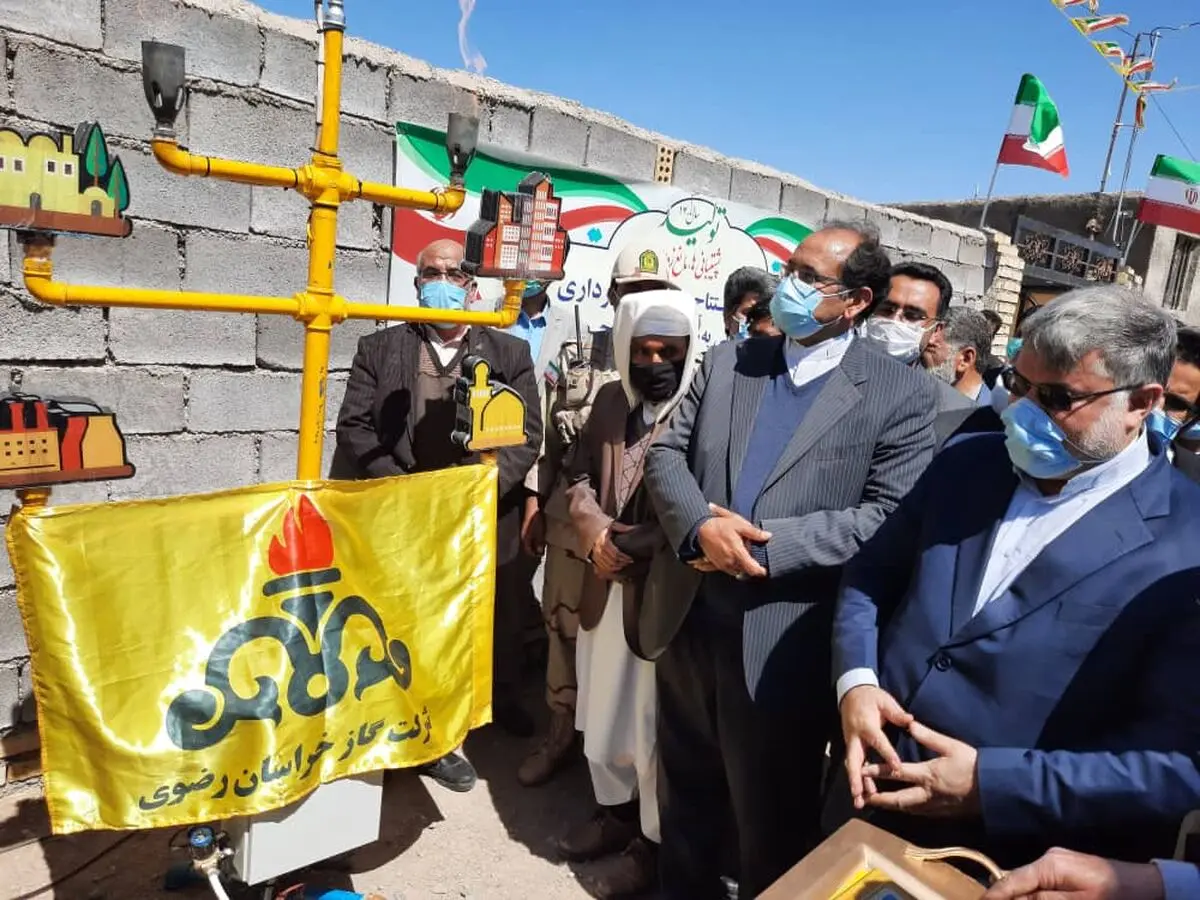 بهره‌برداری از پروژه گازرسانی به ۲۸ روستای محور بنی‌تاک و جنت‌آباد صالح‌آباد 