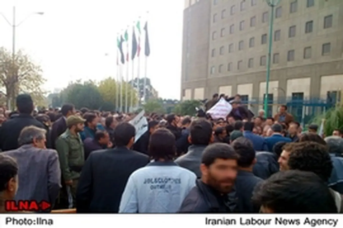 گزارش تصویری از تجمعات امروز کارگران مقابل مجلس