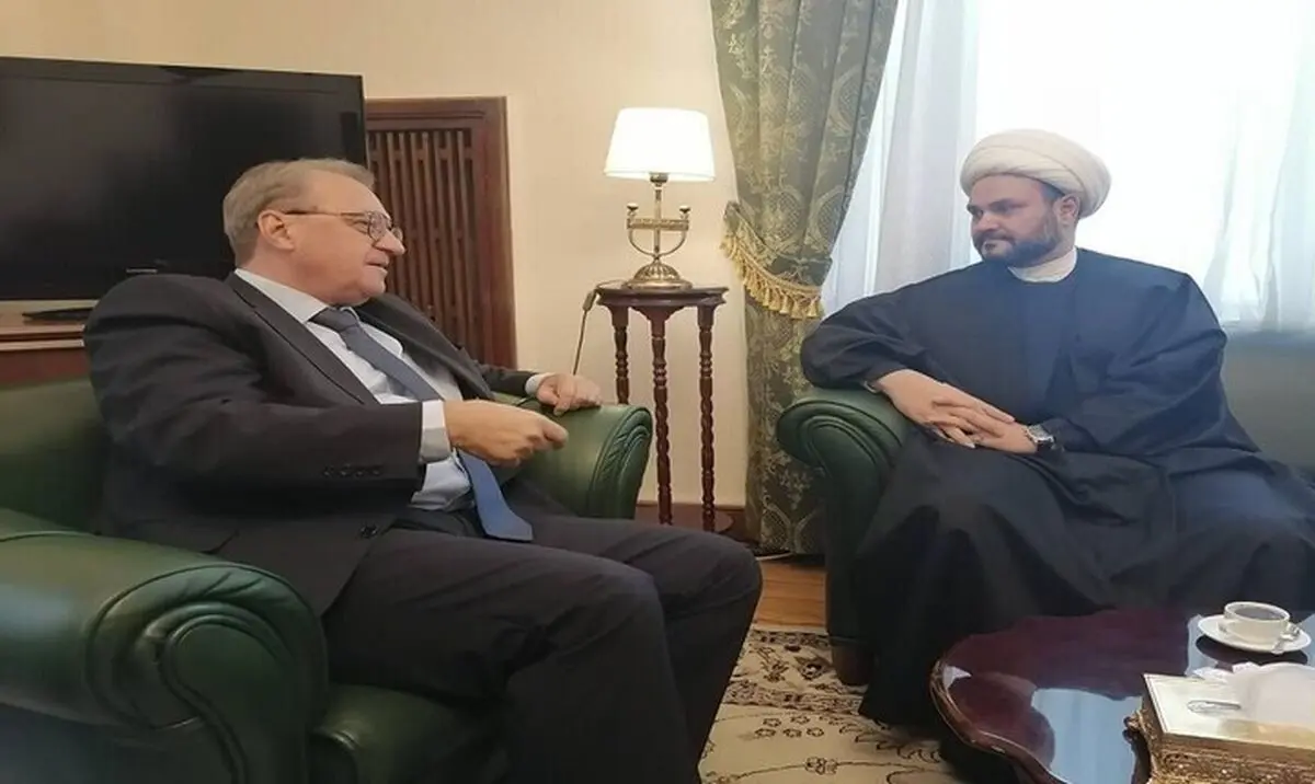 دیدار دبیرکل جنبش النجباء با معاون وزیر خارجه روسیه