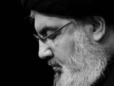 روضه‌ خوانی سوزناک سیدحسن نصرالله برای سیدالشهدا(ع) + فیلم