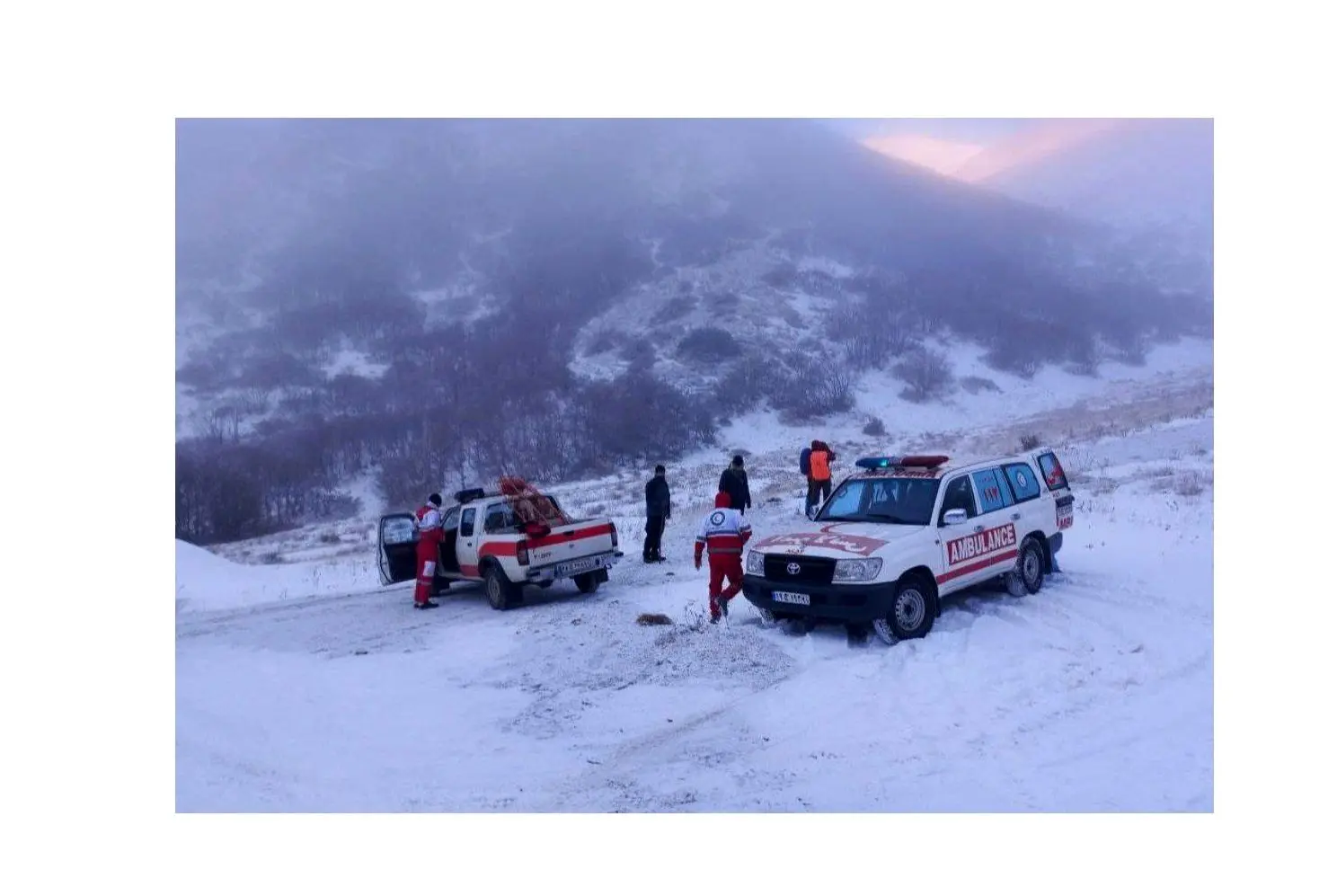نجات ۴ کوهنورد در ارتفاعات اردبیل
