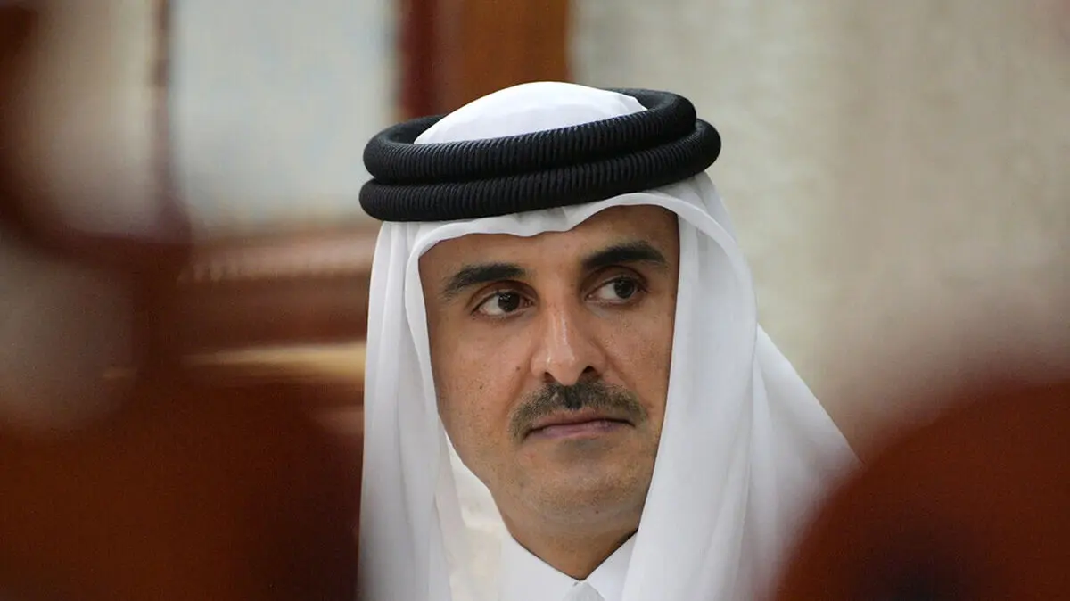 دیدار وزیر خارجه مصر با امیر قطر در دوحه

