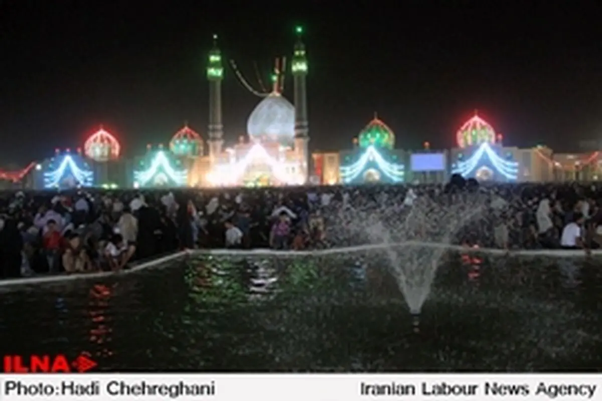 شهر قم، غرق در شادی و سرور میلاد مهدی موعود
