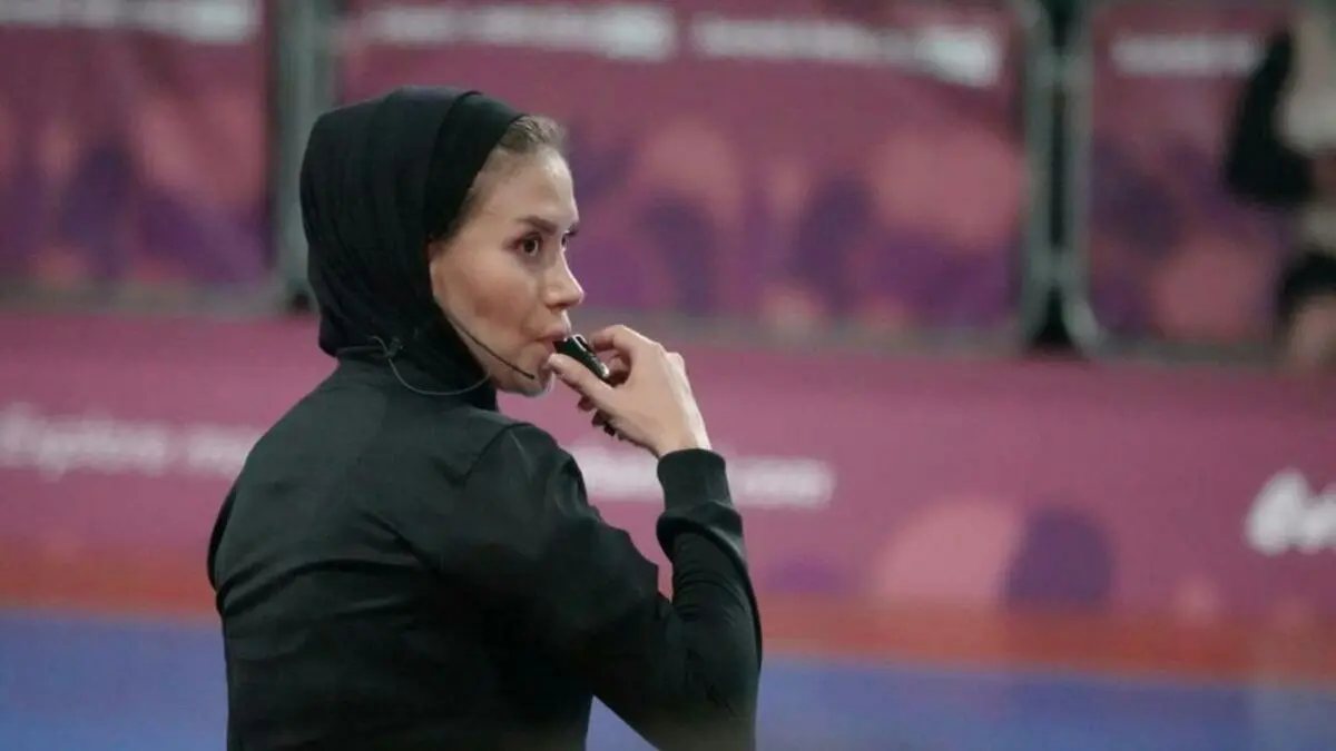 بانوی ایرانی، فینال فوتسال المپیک جوانان را قضاوت می‌کند

