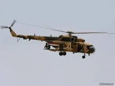 سقوط یک بالگرد ارتش عراق